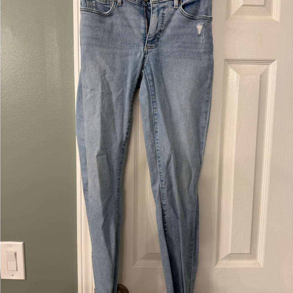 LOFT Women's Light Blue Skinny Jeans